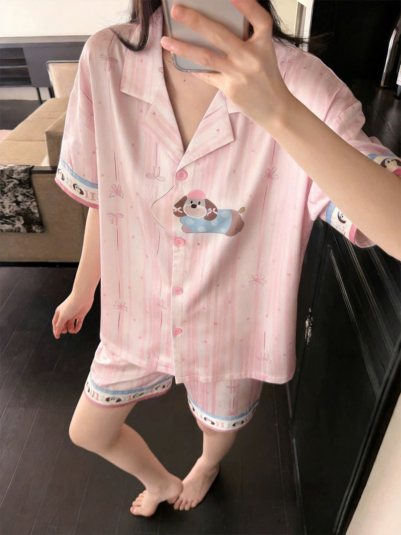 Bộ Pyjama Cún Đáng Yêu