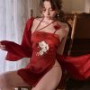 Đồ Ngủ Cosplay Yếm Hoa Gợi Cảm