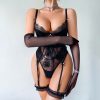 Set Bodysuit Ren Cá Tính