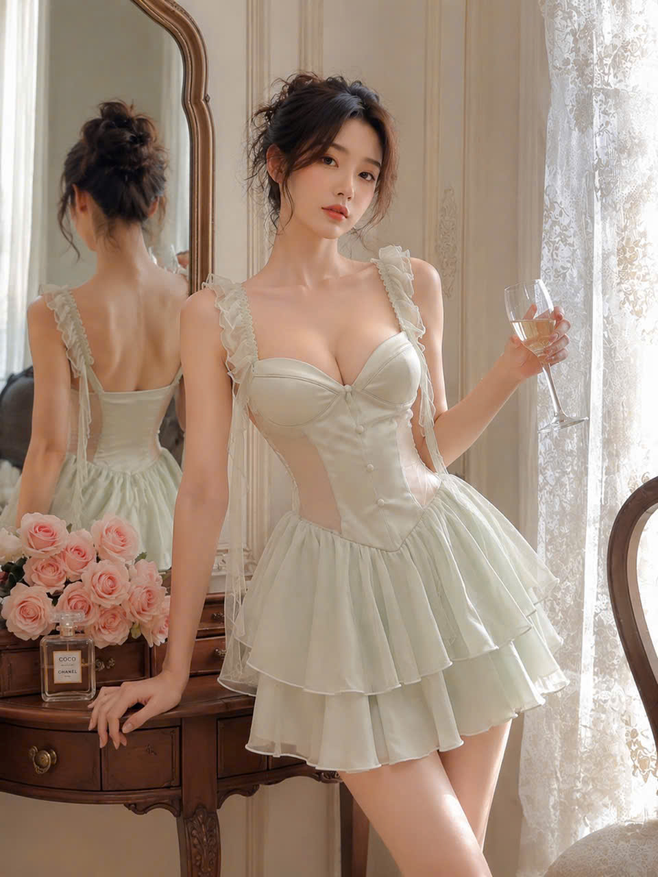 Váy Ngủ Lụa Ngọt Ngào