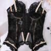 Bộ Corset Ren Sexy Gợi Cảm