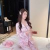 Bộ Pyjama Sọc Họa Tiết Cá Heo