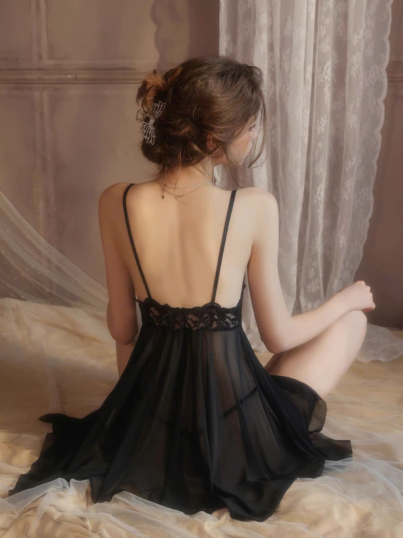 Set Váy Ngủ Nữ Quý Phái