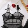 Bộ Bodysuit Chấm Bi Sexy