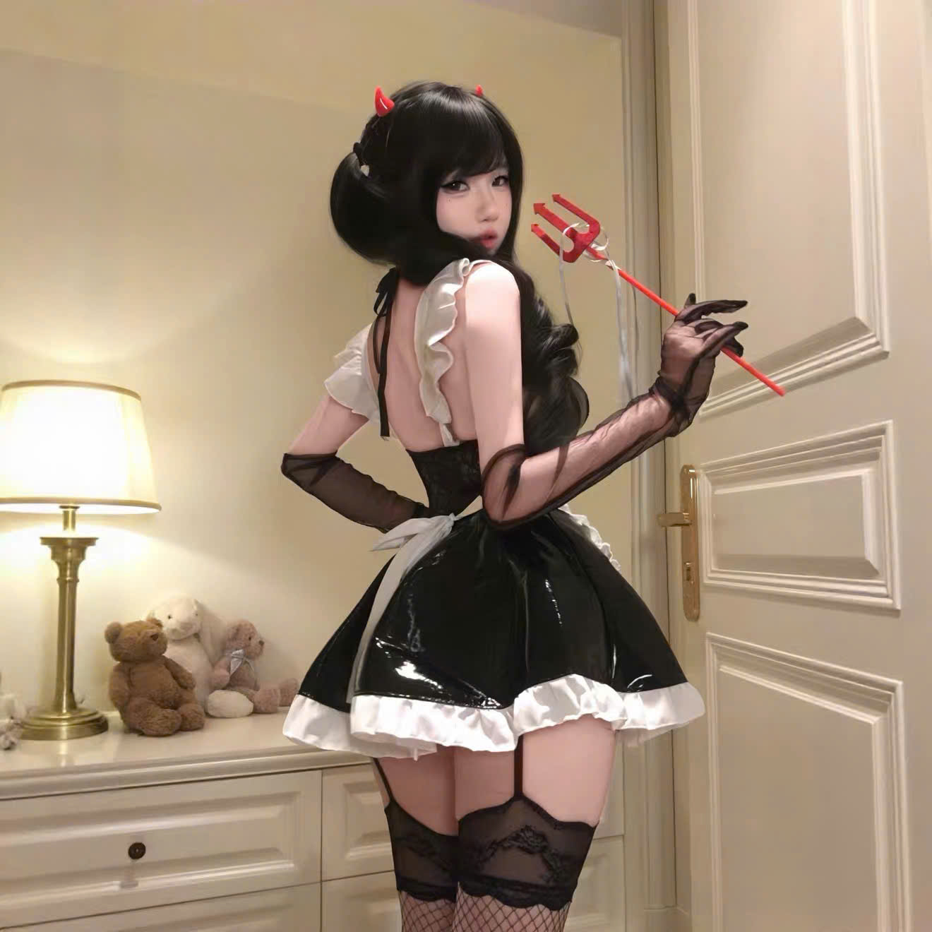 Váy Ngủ Cosplay Hầu Gái Sexy