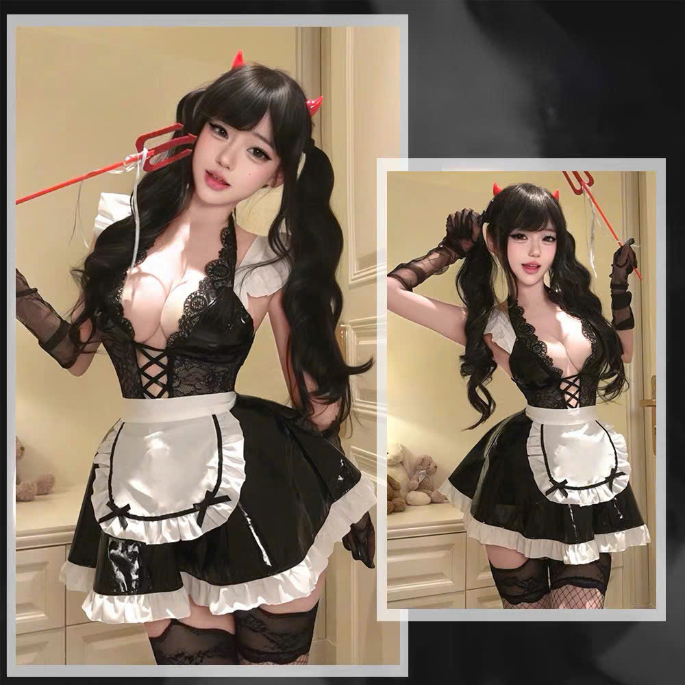 Váy Ngủ Cosplay Hầu Gái Sexy