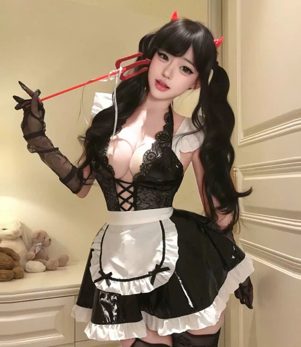 Váy Ngủ Cosplay Hầu Gái Sexy