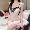 Váy Ngủ Dáng Suông Chấm Bi